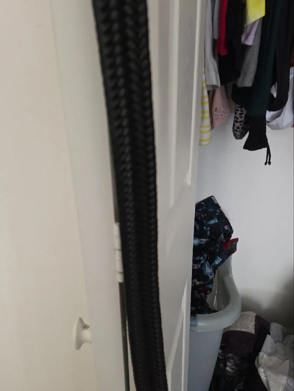 Tommy Bahama Black Braided Belt